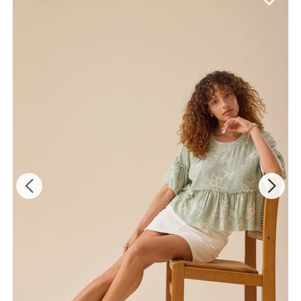 Wanda Ruffle Babydoll Top - Picture 2 of 4